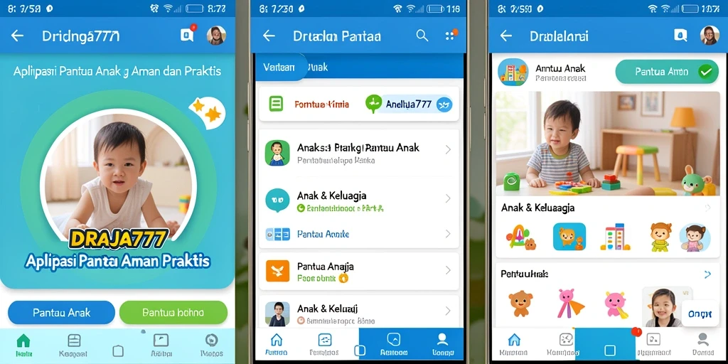Antarmuka DRAJA777 yang intuitif dan ramah anak.