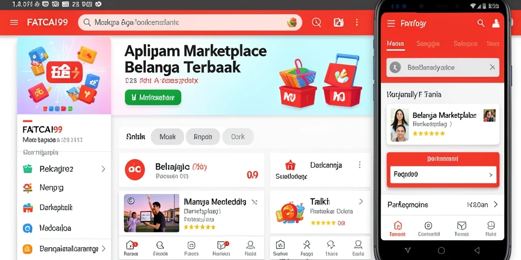 Tampilan antarmuka FATCAI99 yang user-friendly untuk belanja.