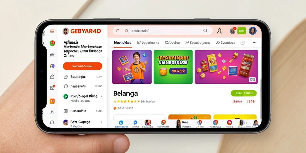 Tampilan antarmuka GEBYAR4D yang ramah pengguna dan informatif.