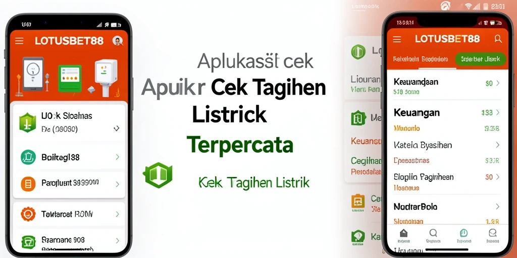 Antarmuka LOTUSBET88 untuk cek tagihan listrik yang mudah dan praktis.