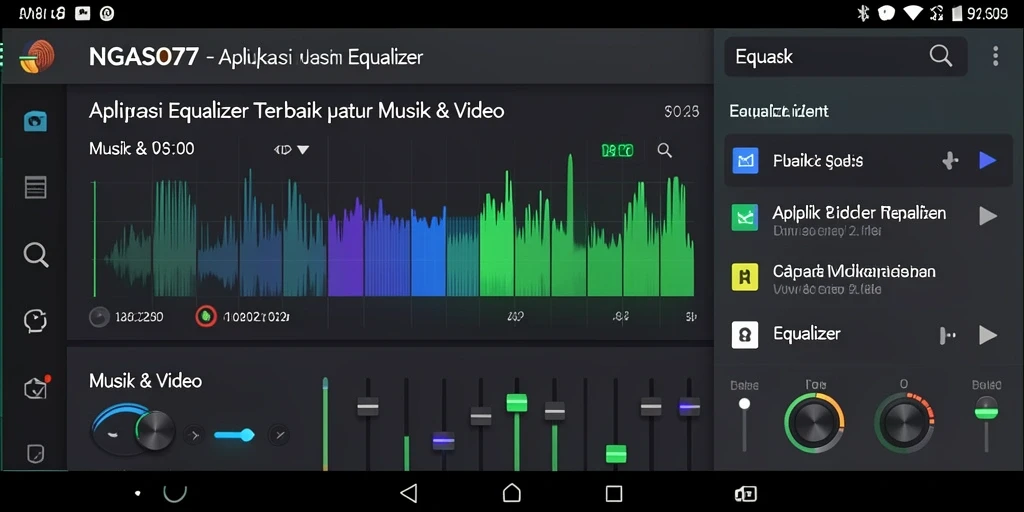 Tampilan antarmuka NGASO77 yang modern dan intuitif.