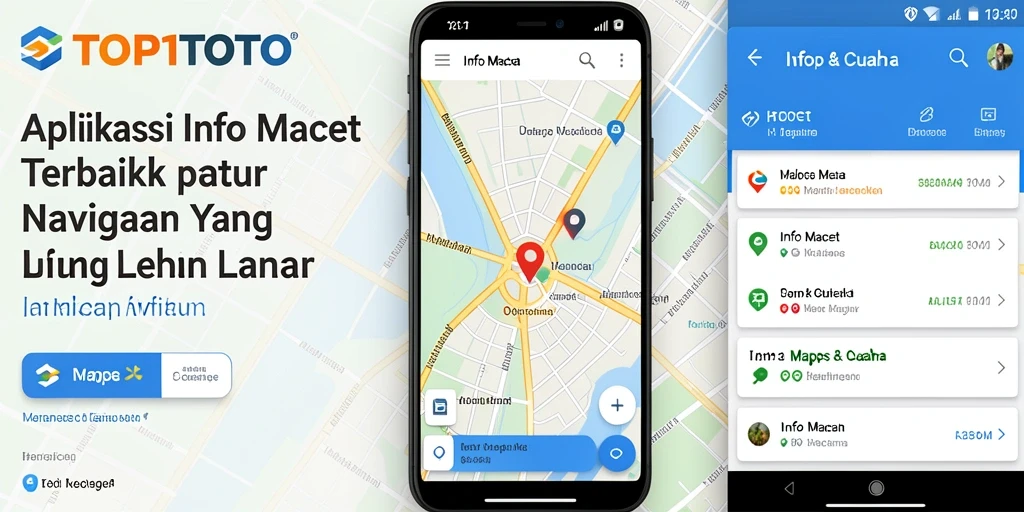 Antarmuka intuitif aplikasi TOP1TOTO untuk info macet terkini.