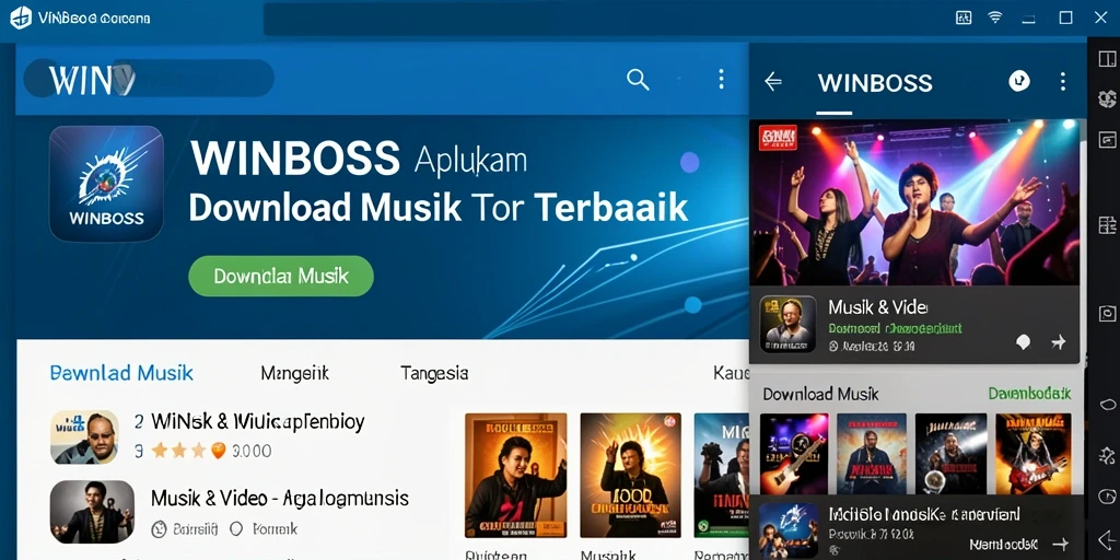 Tampilan antarmuka WINBOSS yang sederhana dan mudah digunakan.
